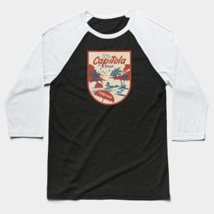 Capitola Beach Vinatge Baseball T-Shirt